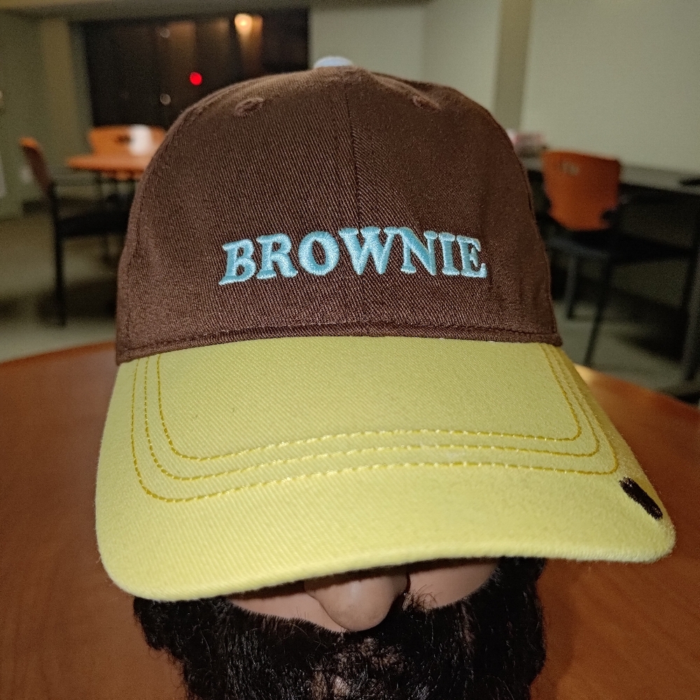Girl's Scout Brownie Strap-on Hat Cap